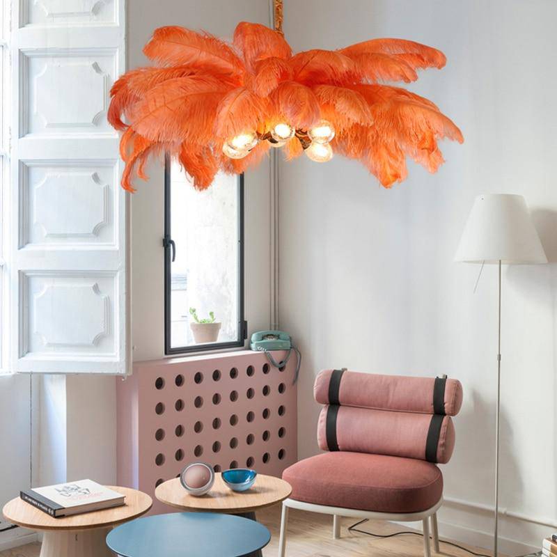 Suspension LED "Plumes Festives"