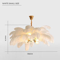 Suspension LED "Plumes Festives"