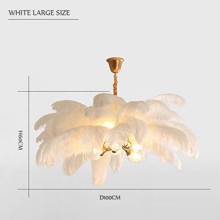 Suspension LED "Plumes Festives"