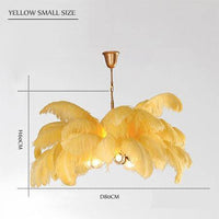 Suspension LED "Plumes Festives"