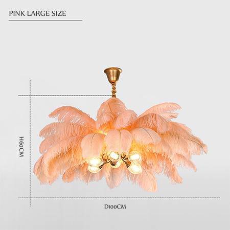 Suspension LED "Plumes Festives"