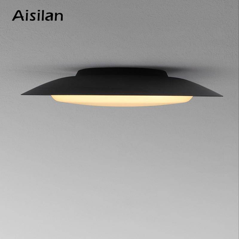 Plafonnier LED Design Noir - Light Disc