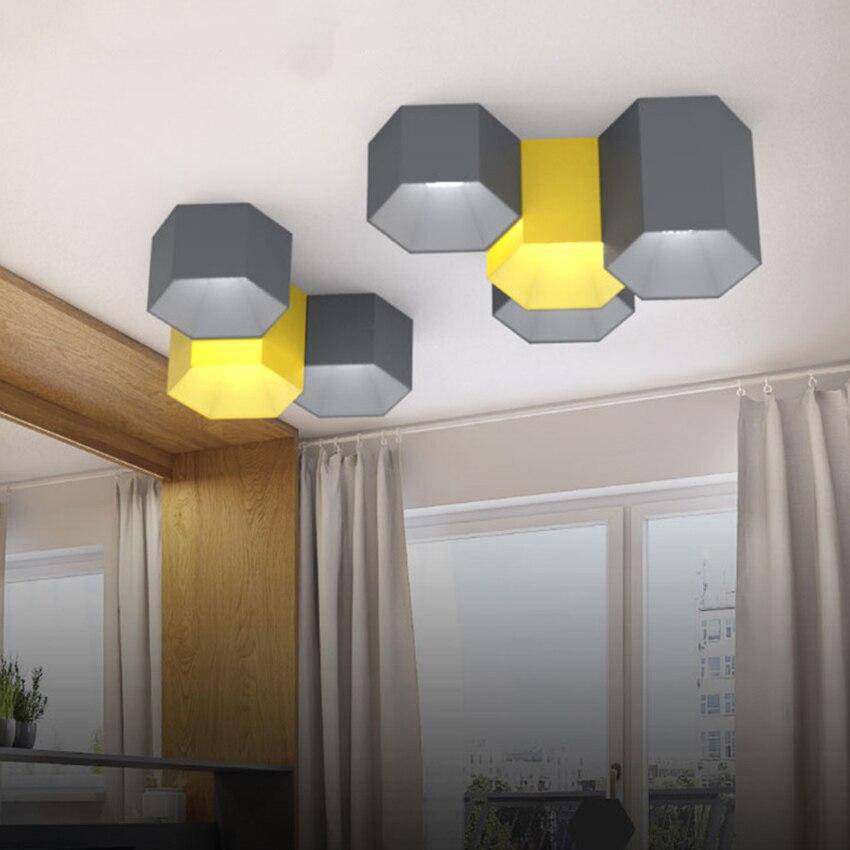 Plafonnier HexaColor Geometric