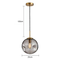 Suspension lumineuse en verre Head - Édition Design LED