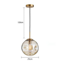 Suspension lumineuse en verre Head - Édition Design LED