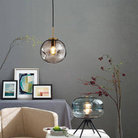 Suspension lumineuse en verre Head - Édition Design LED