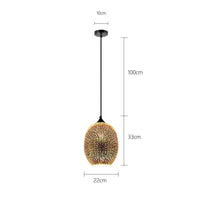 Suspension Kaili Multicolore 3D