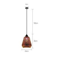 Suspension Kaili Multicolore 3D