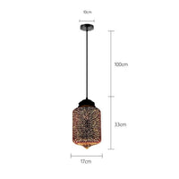 Suspension Kaili Multicolore 3D
