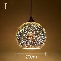 Suspension Kaili Multicolore 3D
