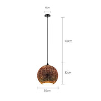 Suspension Kaili Multicolore 3D