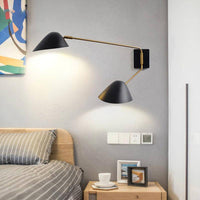 Applique murale LED noire design - Home