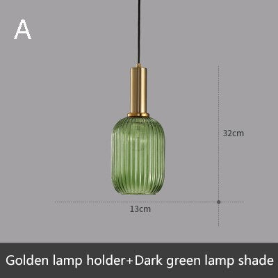 Suspension LED Design en Verre Belly