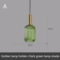 Suspension LED Design en Verre Belly