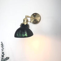 Applique murale rétro à LED vert Dena