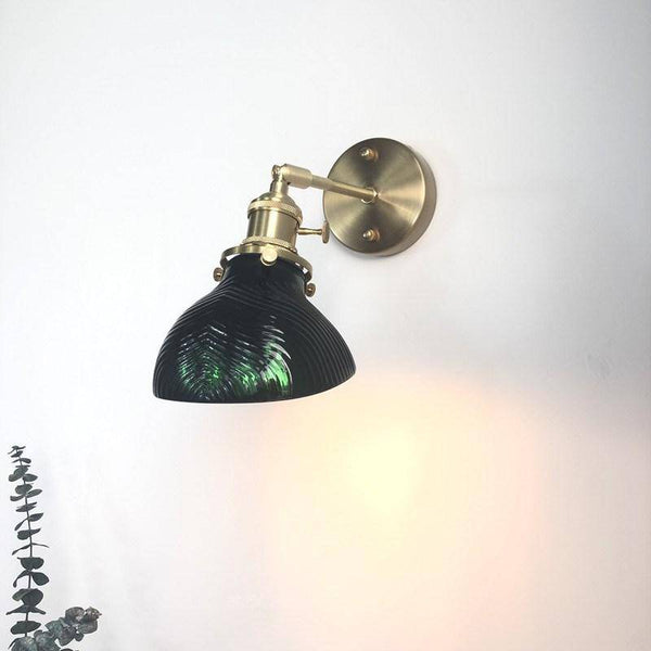 Applique murale rétro à LED vert Dena