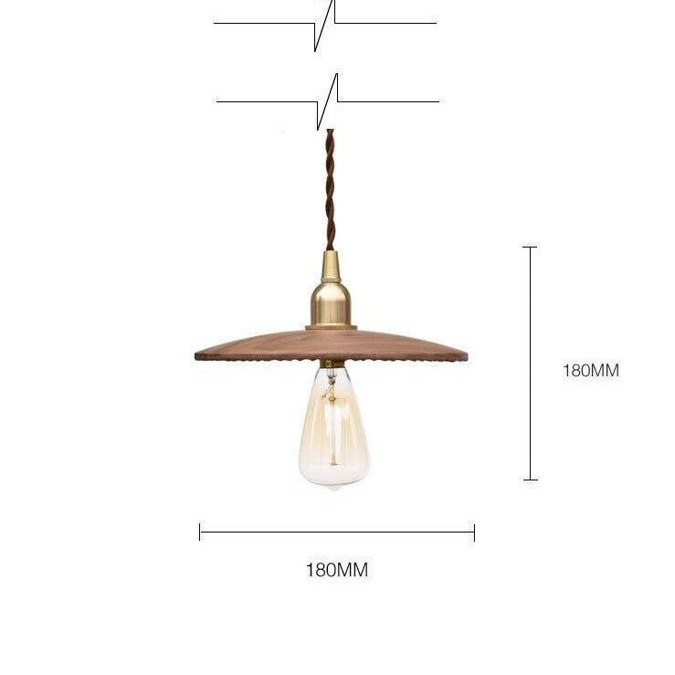 Suspension Balyn Vintage Wood & Iron