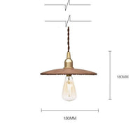Suspension Balyn Vintage Wood & Iron