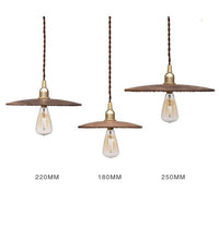 Suspension Balyn Vintage Wood & Iron