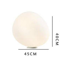 Lampe à poser LED Blanc Galet Design