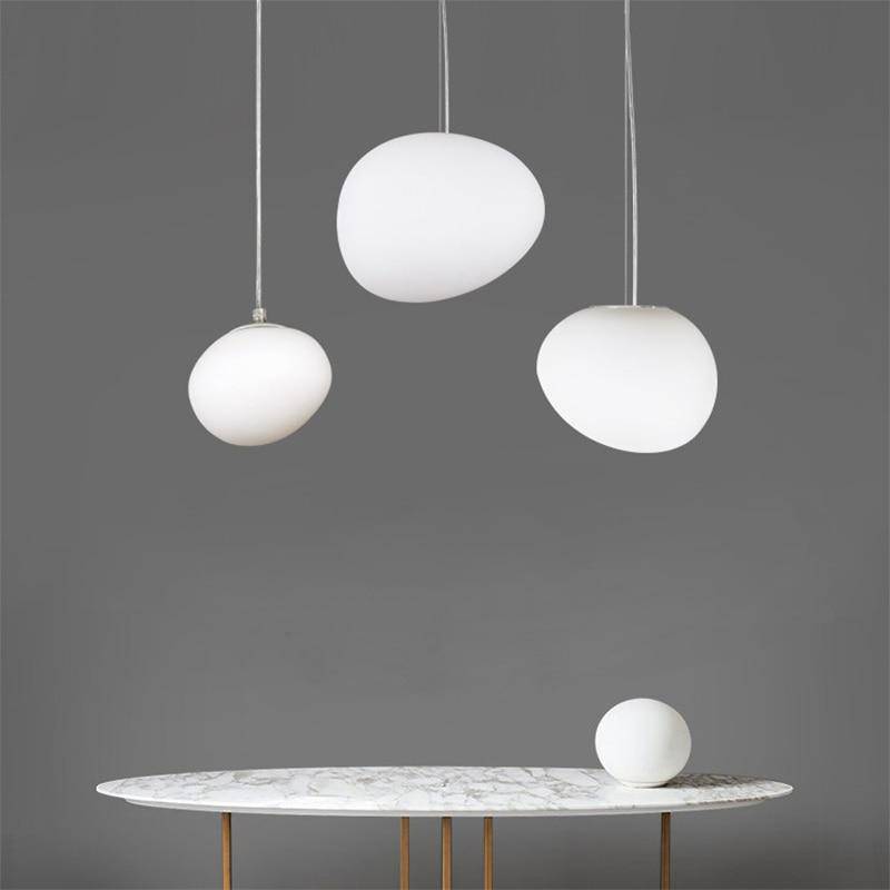 Suspension LED Bulle Blanche - Design Italien