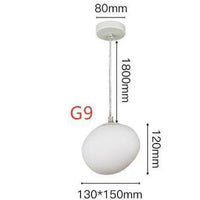 Suspension LED Bulle Blanche - Design Italien