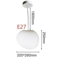 Suspension LED Bulle Blanche - Design Italien