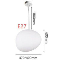 Suspension LED Bulle Blanche - Design Italien