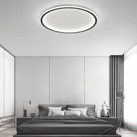 Plafonnier LED Marisol : Style Moderne en Anneau Métallique