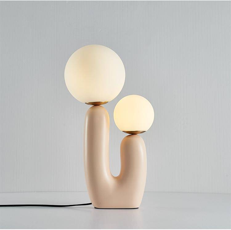 Lampe de chevet LED design "Rose Éclatant"