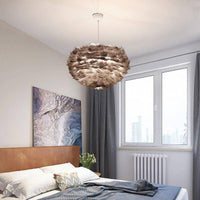 Suspension ovale LED Fairy Plumes