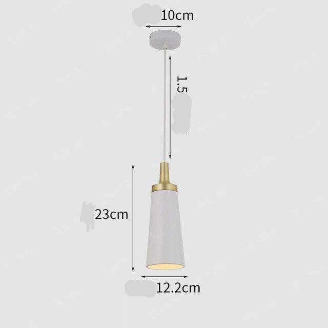 Suspension LED Loft en métal doré
