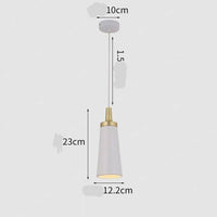 Suspension LED Loft en métal doré