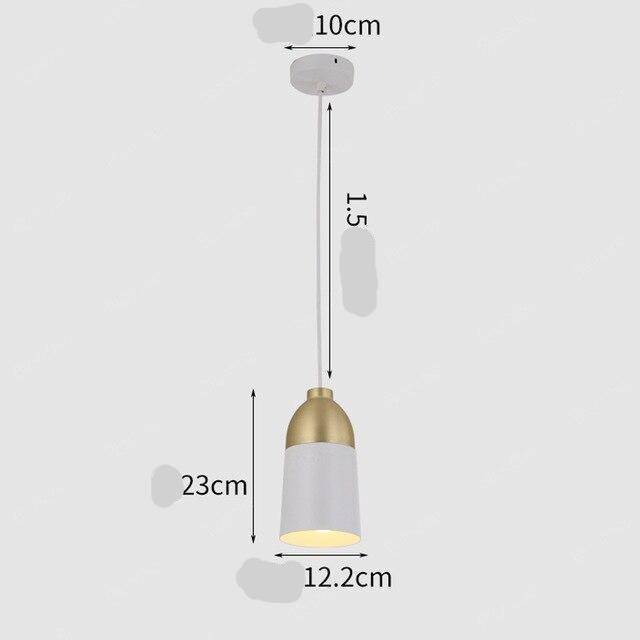 Suspension LED Loft en métal doré