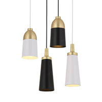 Suspension LED Loft en métal doré