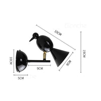 Applique Murale LED Oiseau Géométrique Modernisé