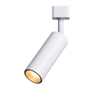 Spot LED cylindre en aluminium Rail - Style Moderne