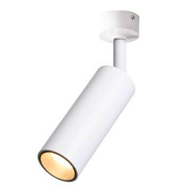 Spot LED cylindre en aluminium Rail - Style Moderne