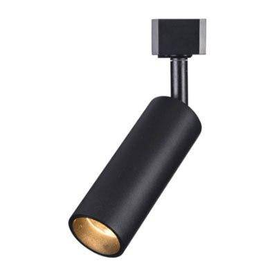Spot LED cylindre en aluminium Rail - Style Moderne