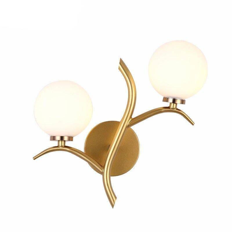 Applique murale LED dorée Luxury
