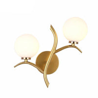 Applique murale LED dorée Luxury