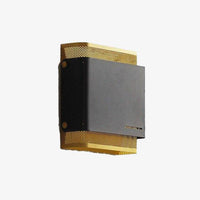 Applique murale LED design en métal doré - Sconce