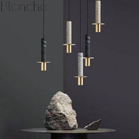 Suspension LED de Luxe en Terrazzo Ciment