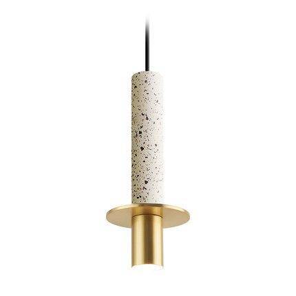 Suspension LED de Luxe en Terrazzo Ciment