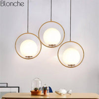 Suspension LED Gold Circle - Design intérieur
