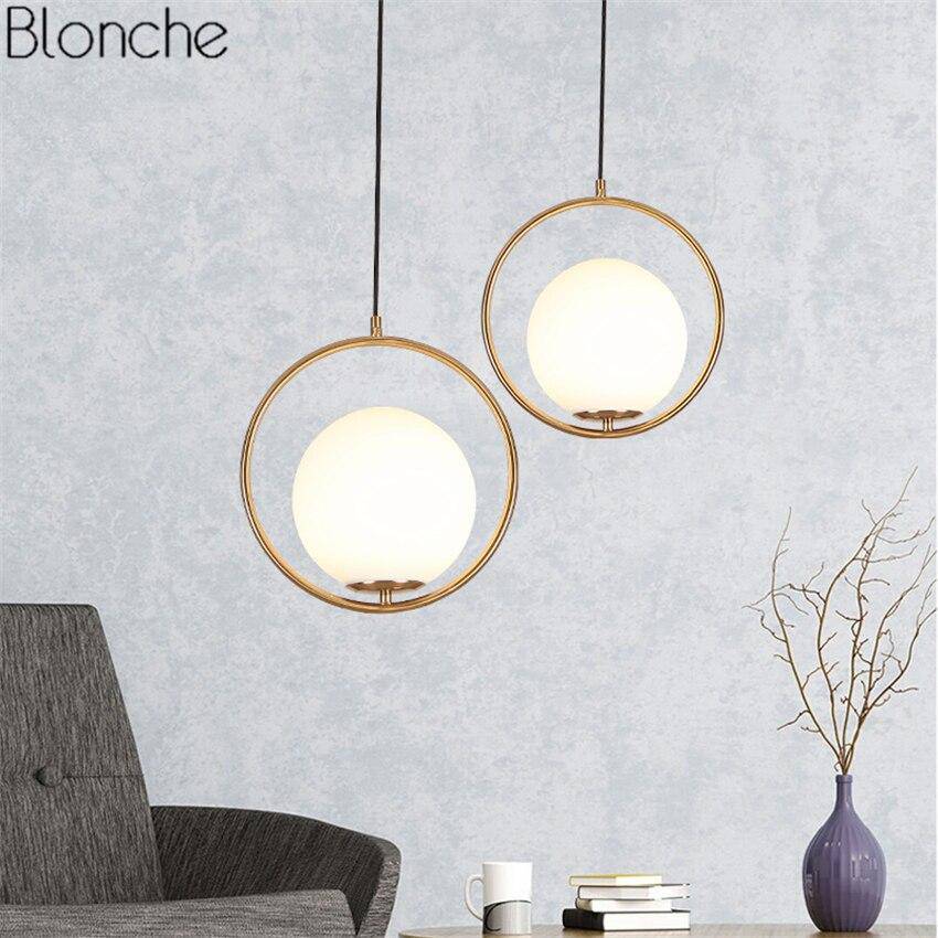 Suspension LED Gold Circle - Design intérieur