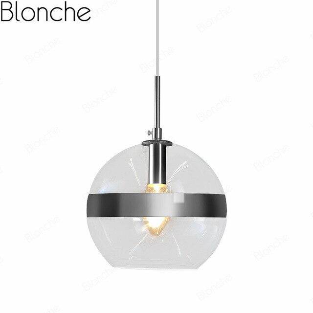 Suspension LED en verre design - Boule stylée "Hang"