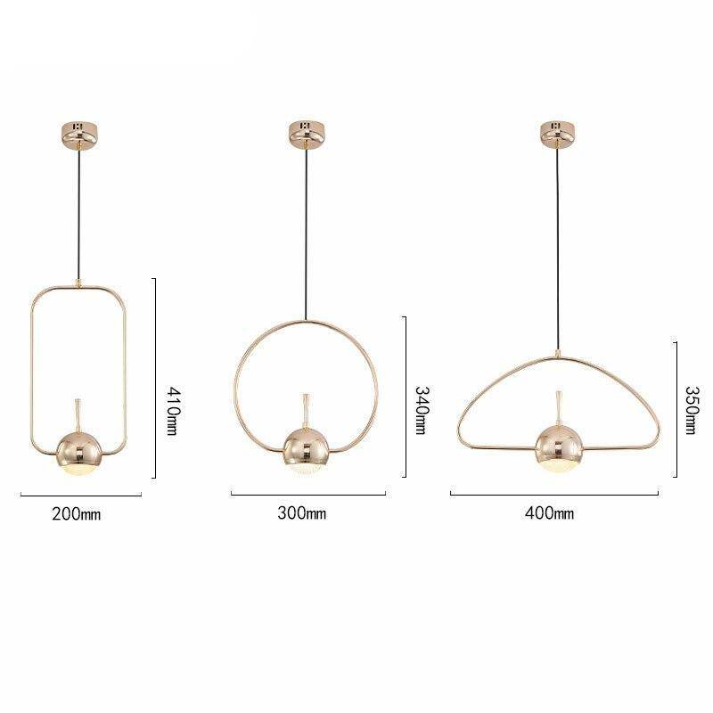 Suspension LED Design Loft en métal