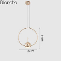 Suspension LED Design Loft en métal