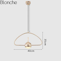 Suspension LED Design Loft en métal